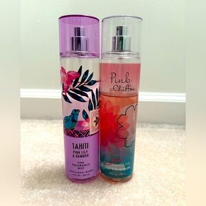 (2) Bath and Body Works Fine mist